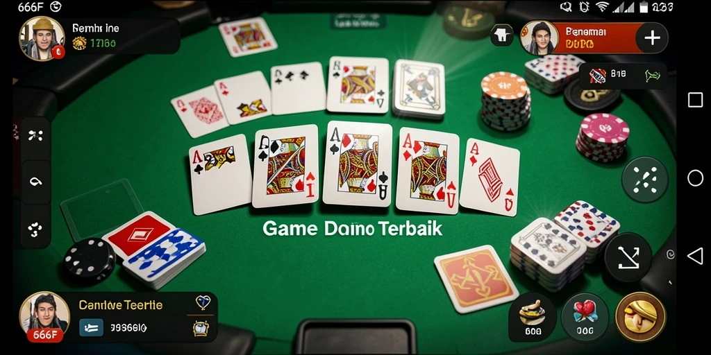 Tampilan gameplay seru dan penuh strategi dalam 666F.