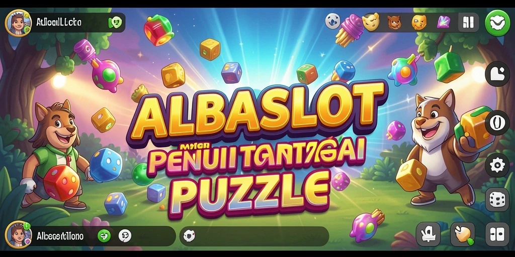 Screenshot gameplay <strong>ALBASLOT</strong> yang menampilkan level puzzle menantang.
