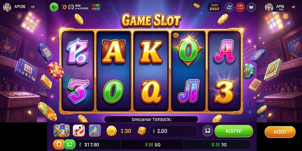 Screenshot menunjukkan gameplay seru dari API36 dengan fitur bonus menarik.