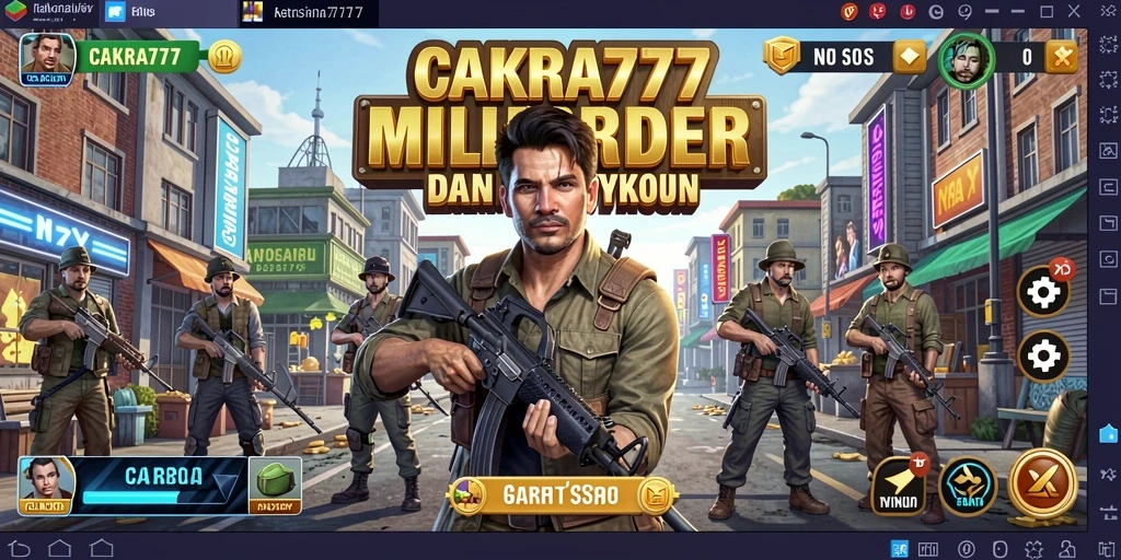 Screenshot utama CAKRA777 menampilkan aksi bisnis yang seru dan interaktif.