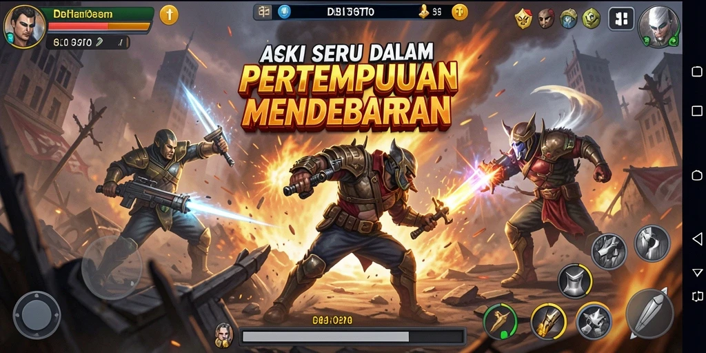Tampilan aksi mendebarkan dalam gameplay DBLTOTO.