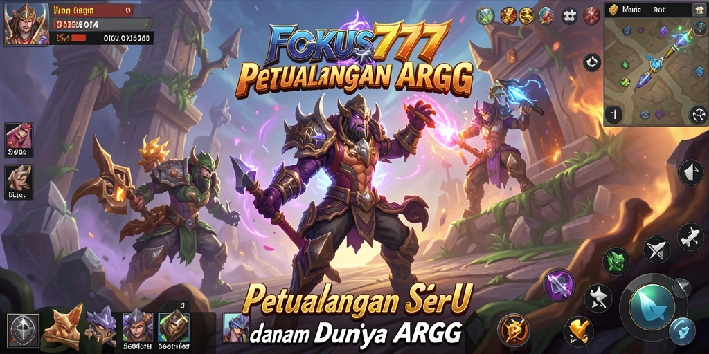 Tampilan menarik dari gameplay dinamis FOKUS777.