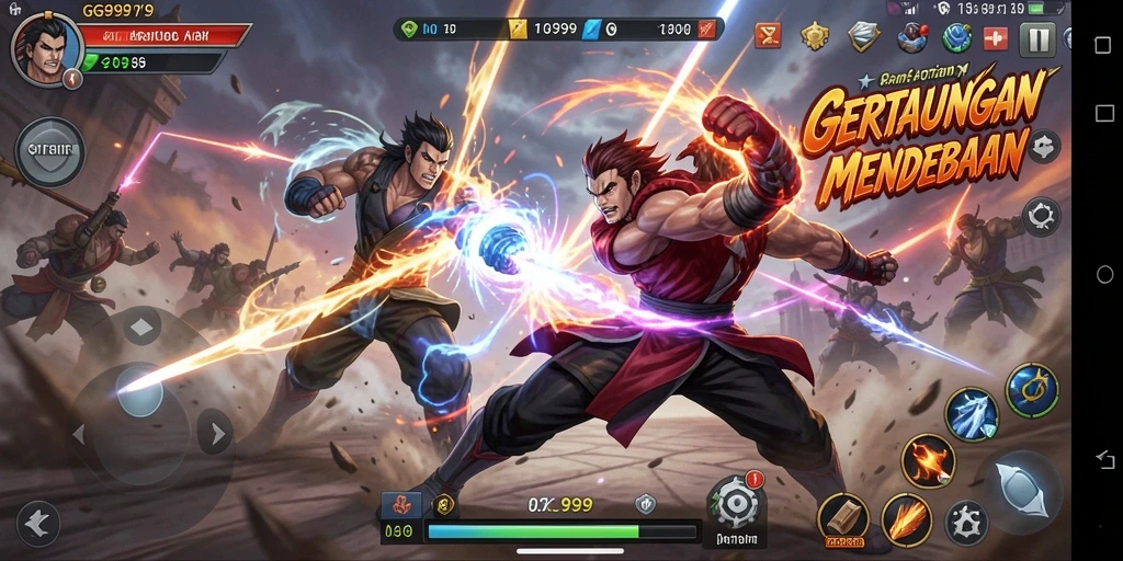 Gameplay seru GG999 dengan aksi mendebarkan yang menantang.