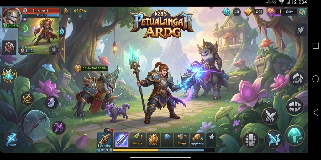 Tangkapan layar menampilkan gameplay K234 yang penuh aksi dan strategi.