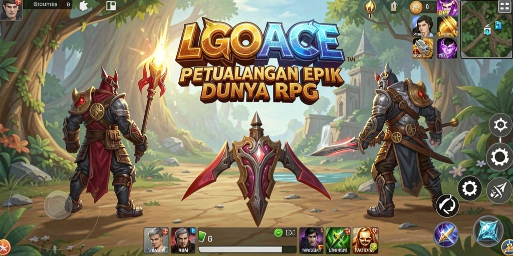 Tampilan gameplay RPG yang menakjubkan di LGOACE.