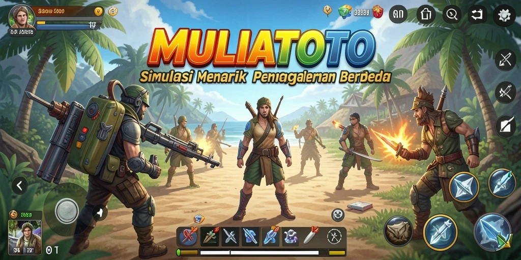 Tampilan gameplay MULIATOTO yang mendebarkan dan interaktif.