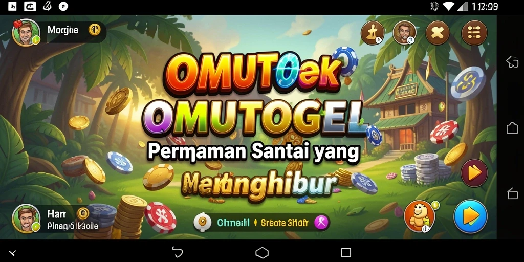 Screenshoot gameplay OMUTOGEL yang menunjukkan keseruan bermain.