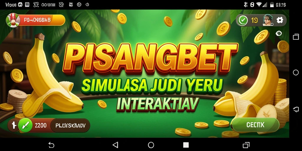 Tampilan gameplay PISANGBET yang interaktif dan realistis.