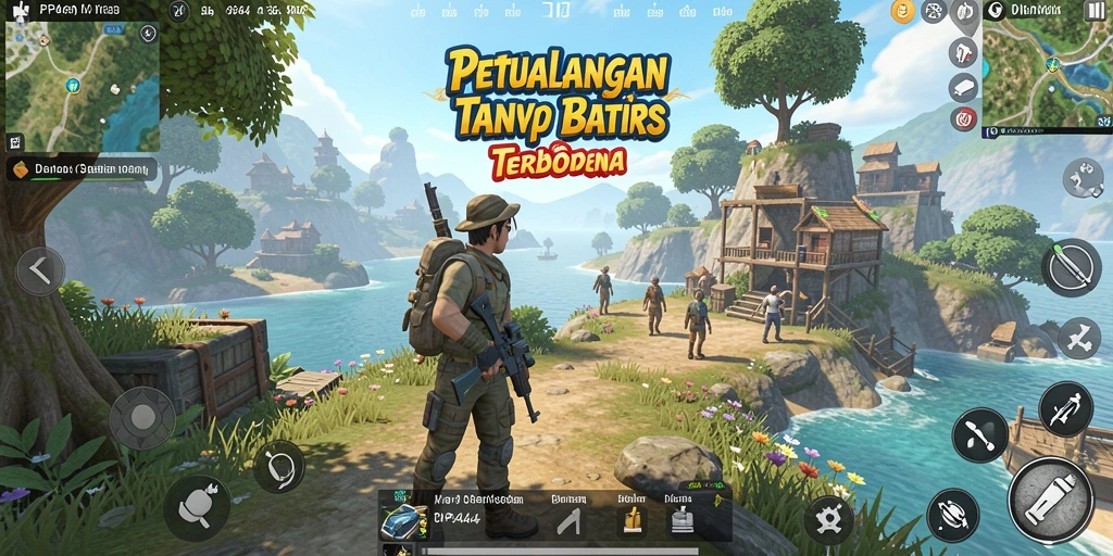 Gameplay seru PP444 di dunia terbuka yang menakjubkan.