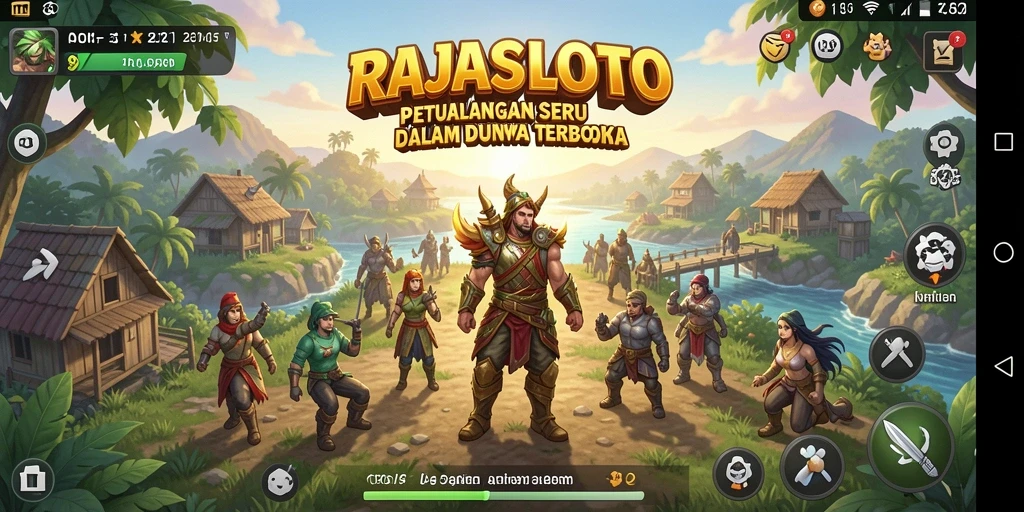 Gameplay seru di dunia terbuka RAJASLOTO.