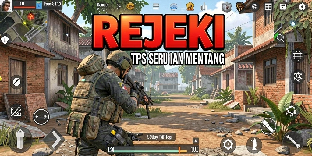 Tampilan gameplay seru dan mendebarkan dalam REJEKI.