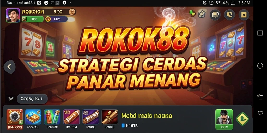 Tampilan gameplay ROKOK88 dengan strategi menegangkan.
