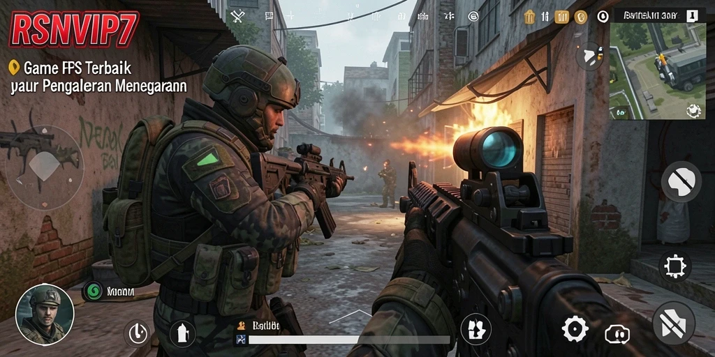 Tampilan gameplay RSNVIP7 yang menegangkan dan realistis.