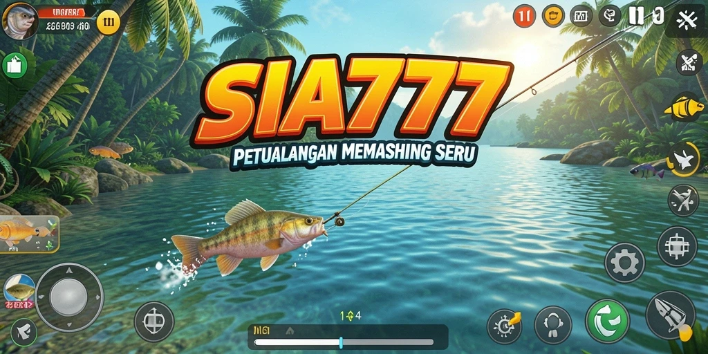 Screenshot gameplay SIA777 memperlihatkan aksi menangkap ikan yang seru dan menantang.