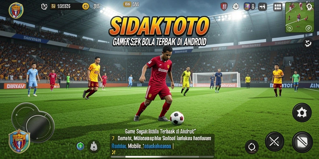 Tampilan menakjubkan dari gameplay <strong>SIDAKTOTO</strong> yang penuh aksi sepak bola.